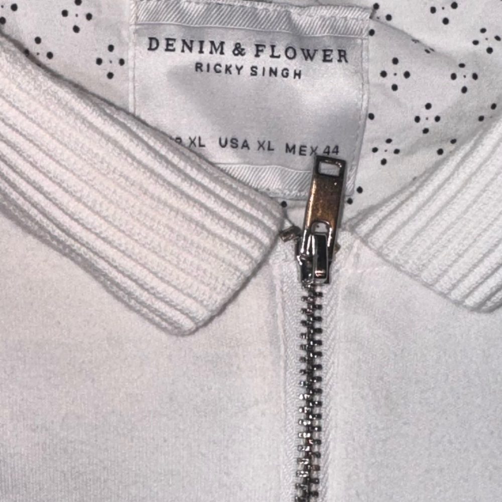Denim & Flower Green and Gray Polo Shirt - Picture 2 of 3